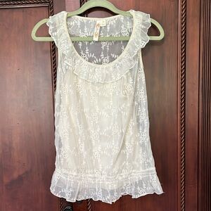 Adiva Peplum Tank with Cami